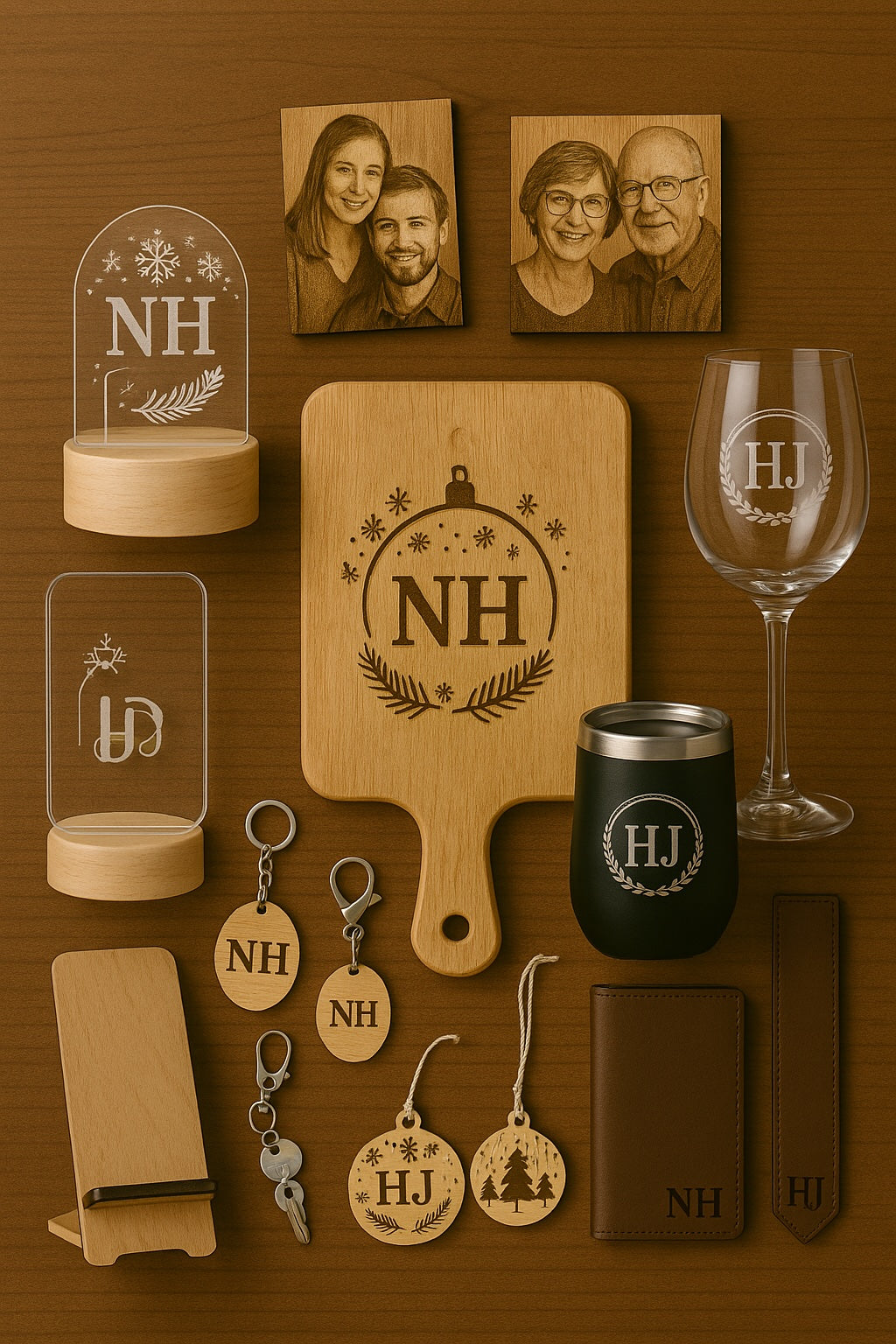 Laser engraved gifts ready to ship