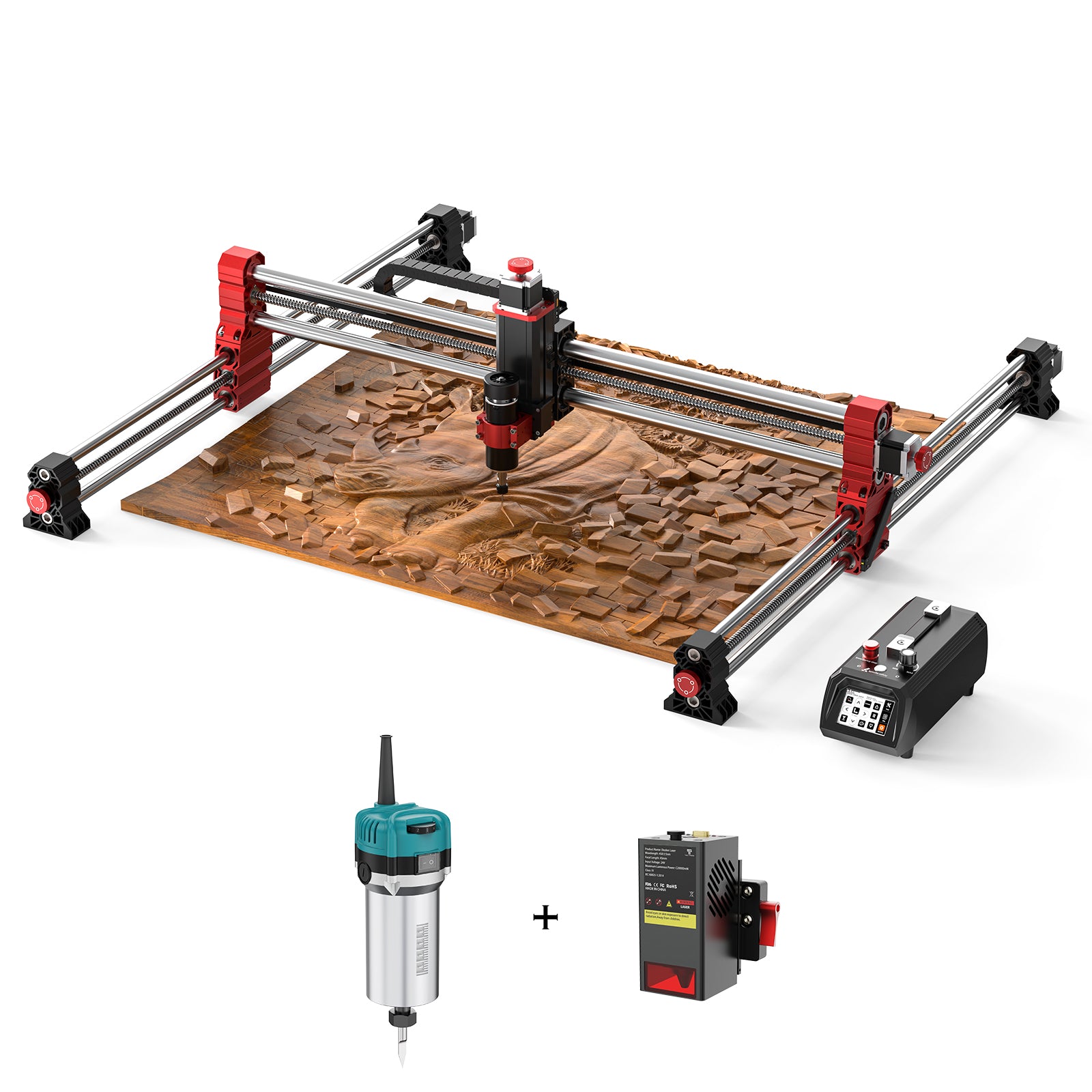 Twotrees TTC-H40 Large CNC Router Machine for Cutting and Engraving