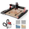Twotrees TTC450 PRO CNC Router Machine + Vacuum Cleaner M1 + End Mills