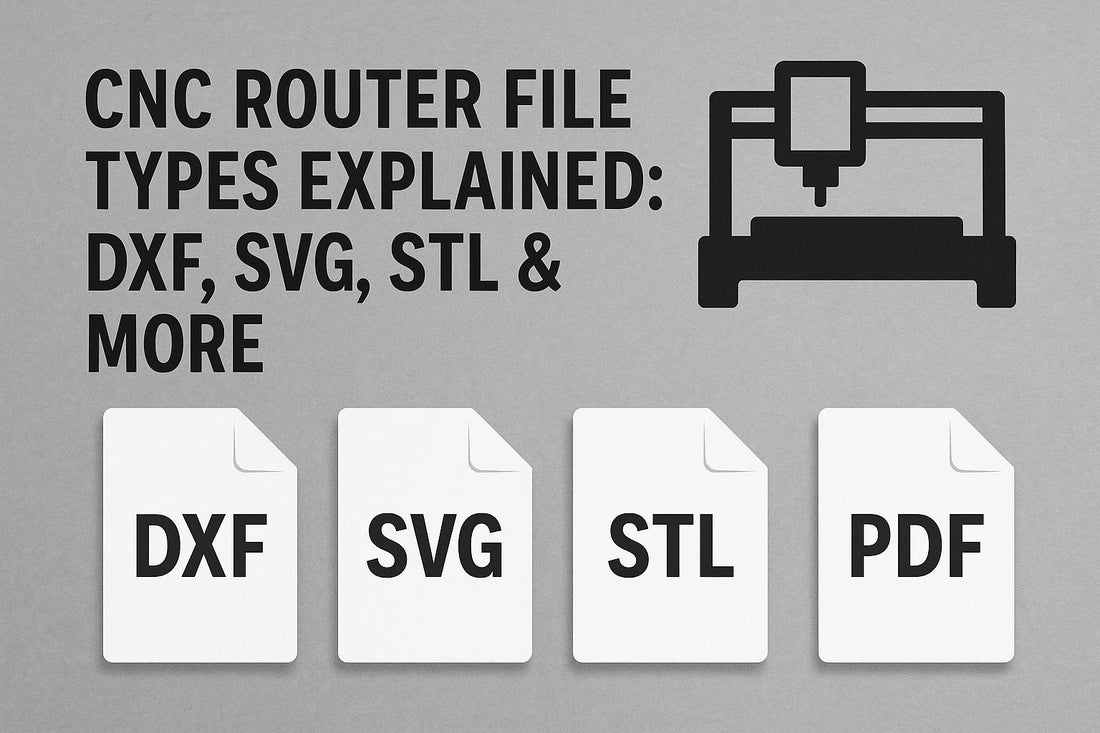 Network Router Dxf CNC Router File Types Explained: DXF, SVG, STL & More
