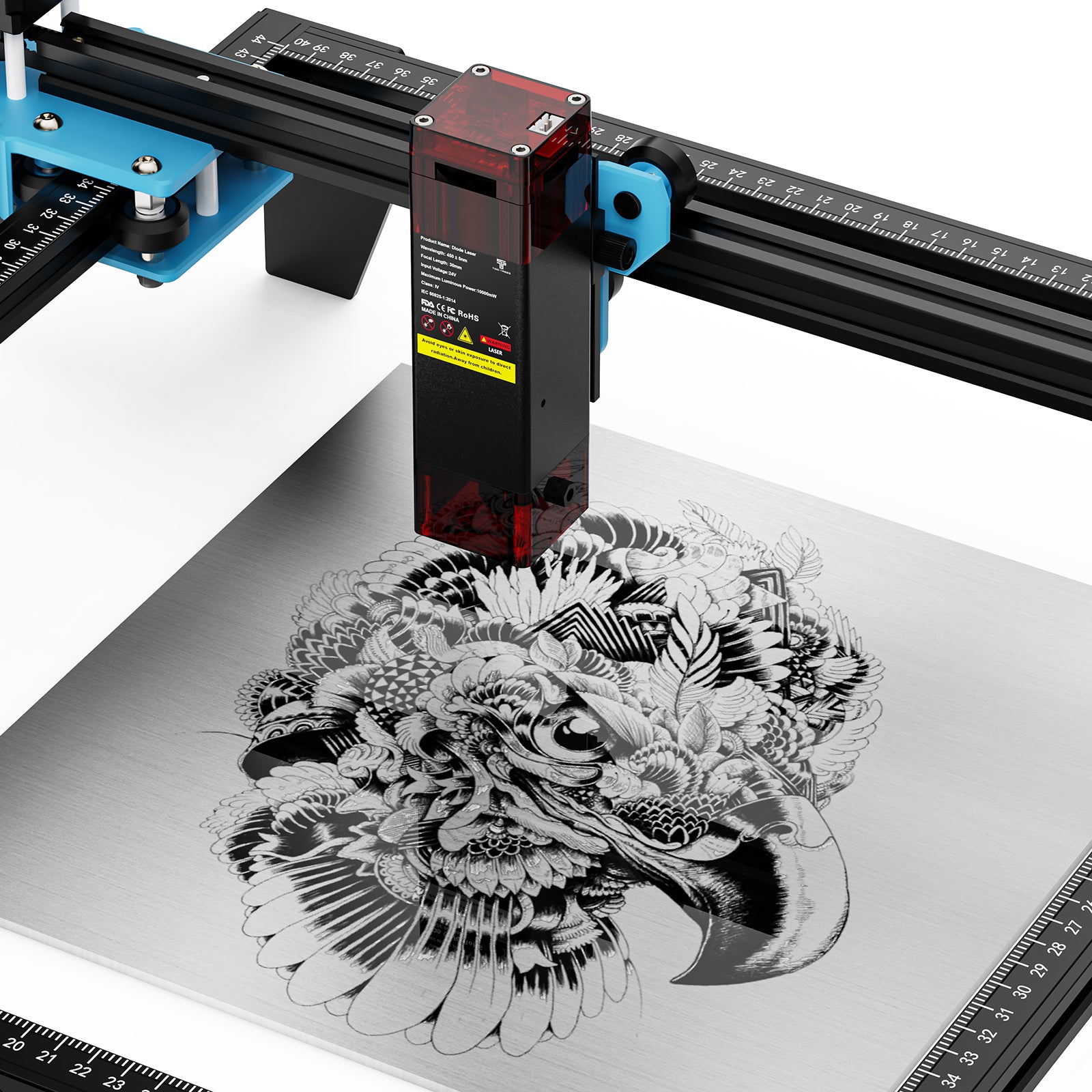 Twotrees Engraving machine laser module laser 24V10W with protective c
