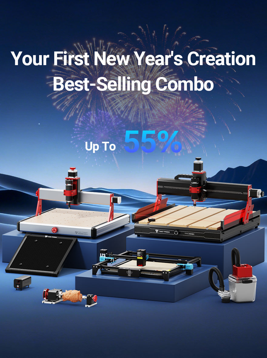 Twotrees Laser Engraver & CNC Router Bundles | Save More on