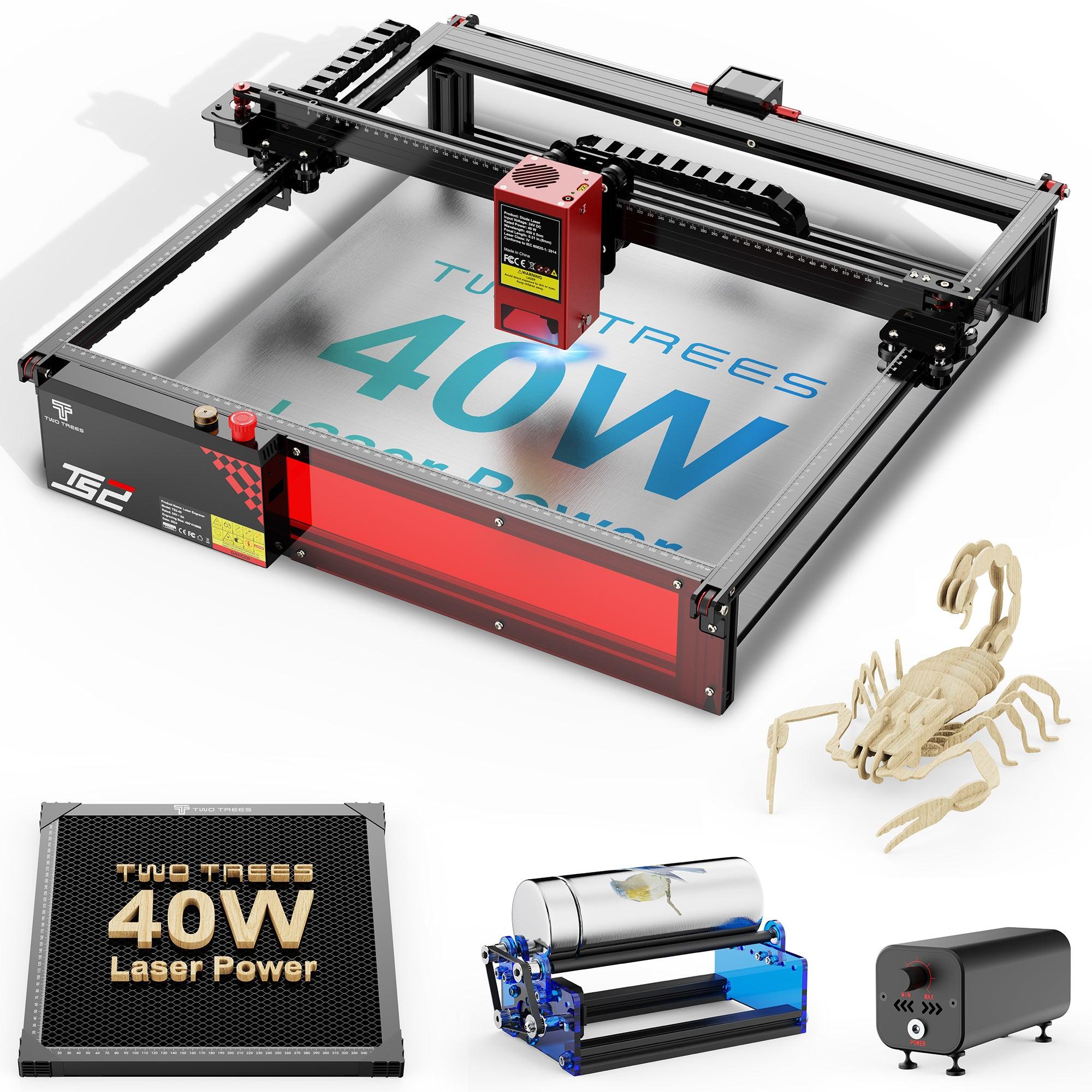Twotrees TS2-40W Laser Engraver | Home & Workshop Precision Cutting