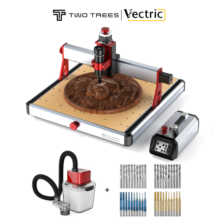 Two Trees Router Sled Twotrees TTC450 Ultra CNC Router Machine for Desktop Engraving