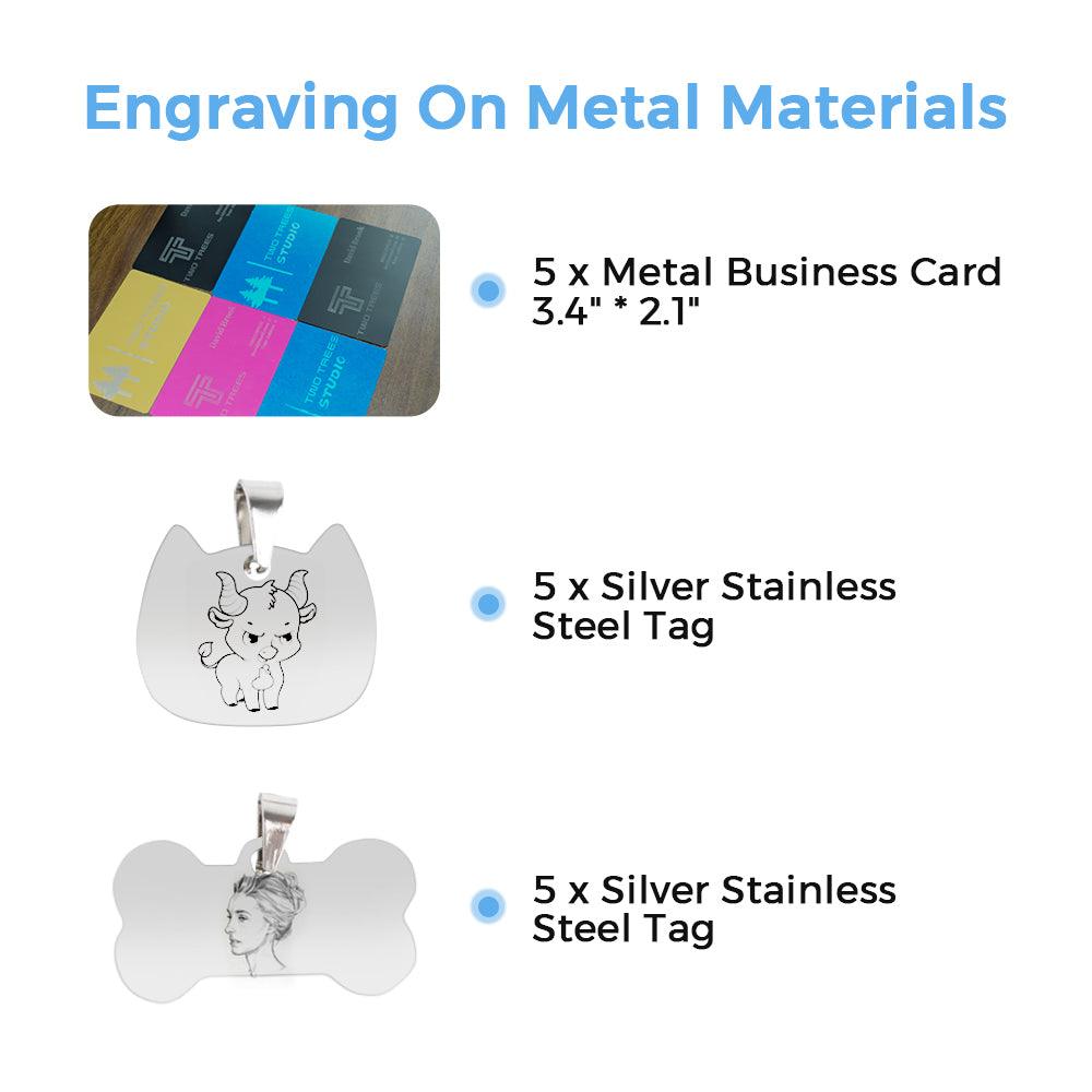 Twotrees 75 Pieces Engraver Material pack - TwoTrees Official Shop