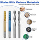 Twotrees 40 PCS End Mills CNC Router Bits