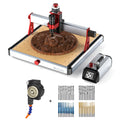 Twotrees TTC450 Ultra CNC Router Machine + Air-Cooled Cooling Kit + End Mills