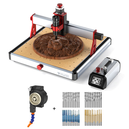 Twotrees TTC450 Ultra CNC Router Machine + Cooling Kit + End Mills