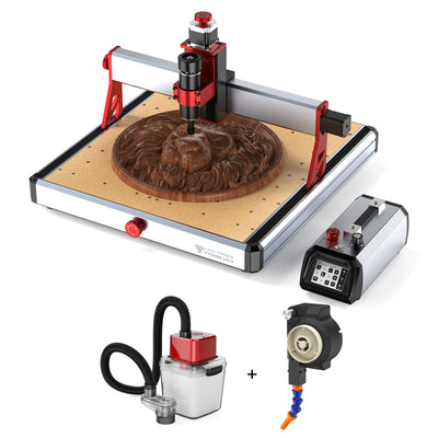 Twotrees TTC450 Ultra CNC Router Machine + Vaccum Cleaner M1 + Cooling Kit