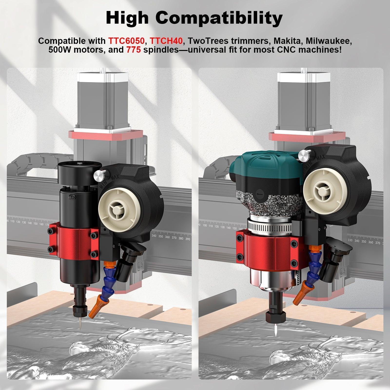 Twotrees 500W Air-Cooled Cooling Kit | Universal CNC Spindle