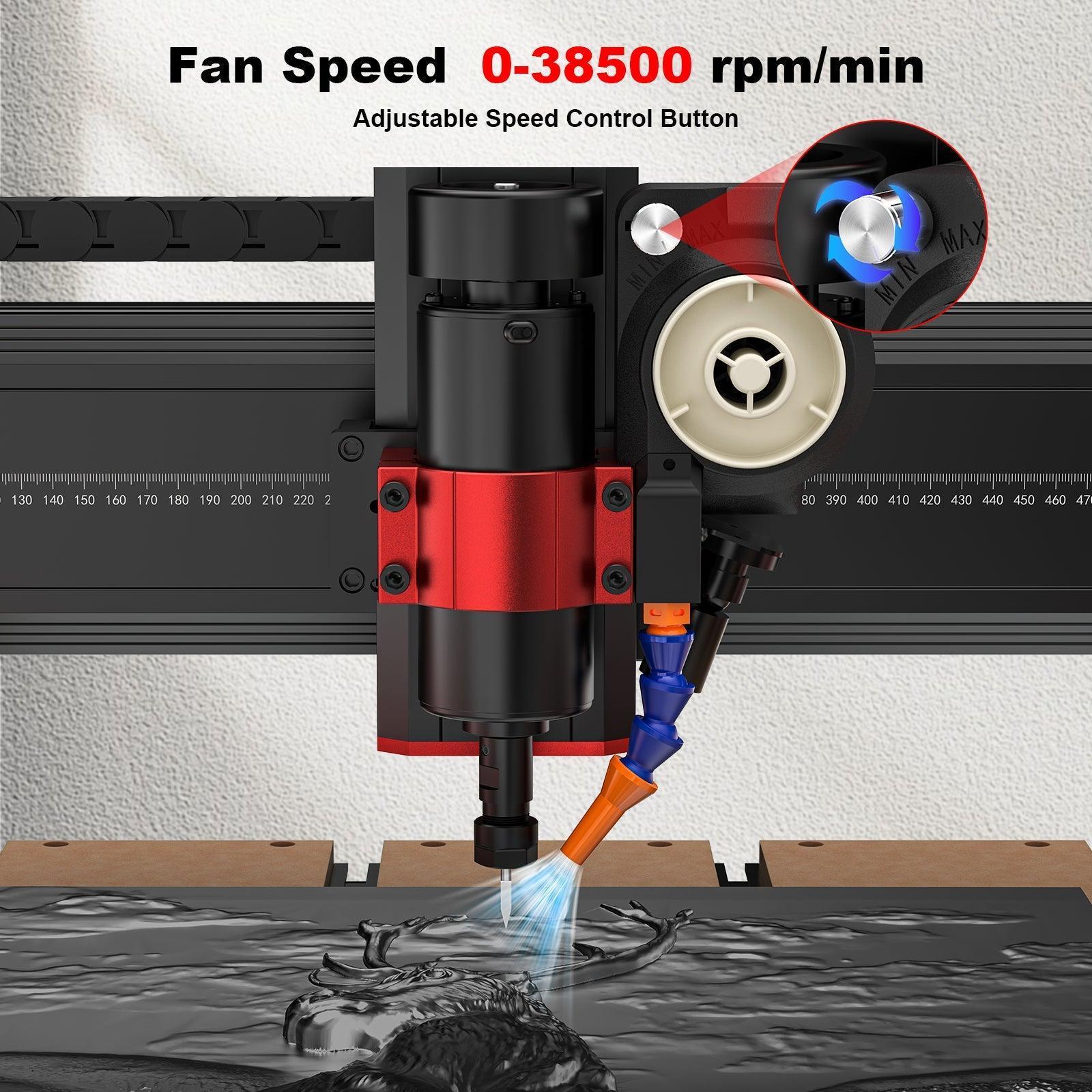 Twotrees 500W Air-Cooled Cooling Kit | Universal CNC Spindle