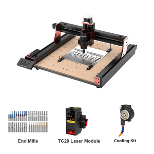 US / &500W Motor+Cooling Kit+TC20 Laser Module+End Mills / 3-Axis