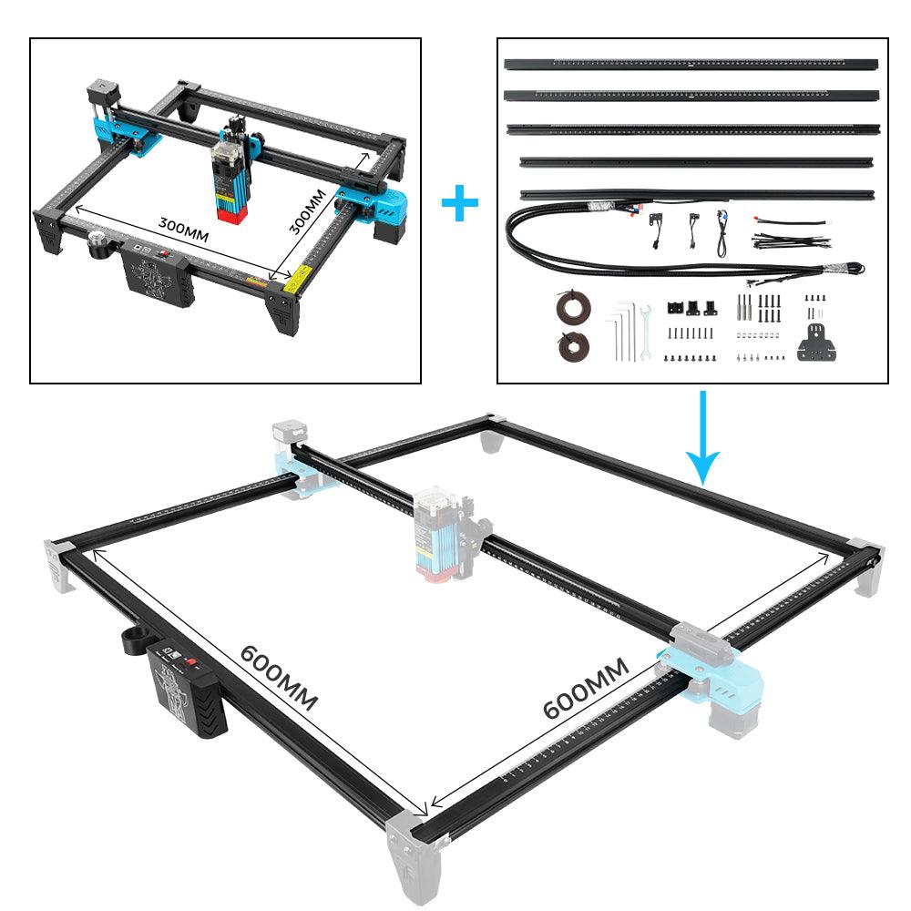 tsuiteruページ Twotrees Extension Kit 600*600mm for Laser Engraver & Cutter TTS Pro /