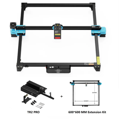 Twotrees TTS-20 Pro 20W Laser Engraver Machine + TR2 Pro Rotary + Extension Kit
