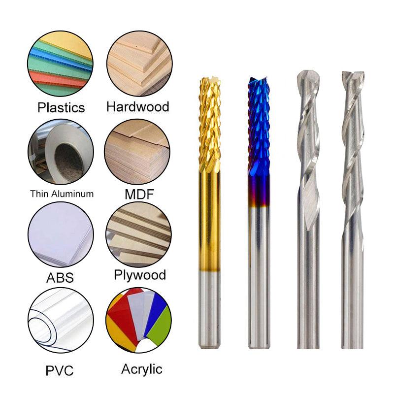 TwoTrees CNC Router Bits | High-Precision Milling Cutters