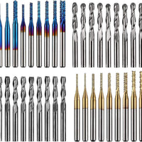 Twotrees 40 PCS End Mills CNC Router Bits
