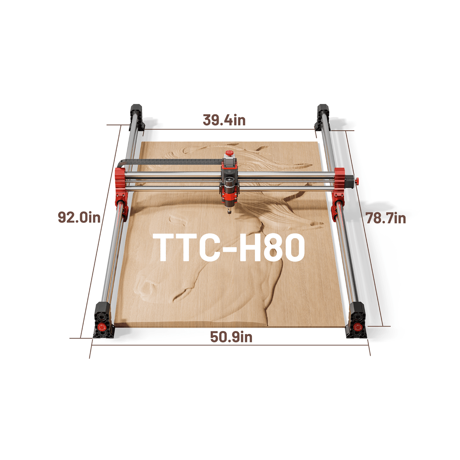 Twotrees TTC-H40/H80 CNC Router Machine