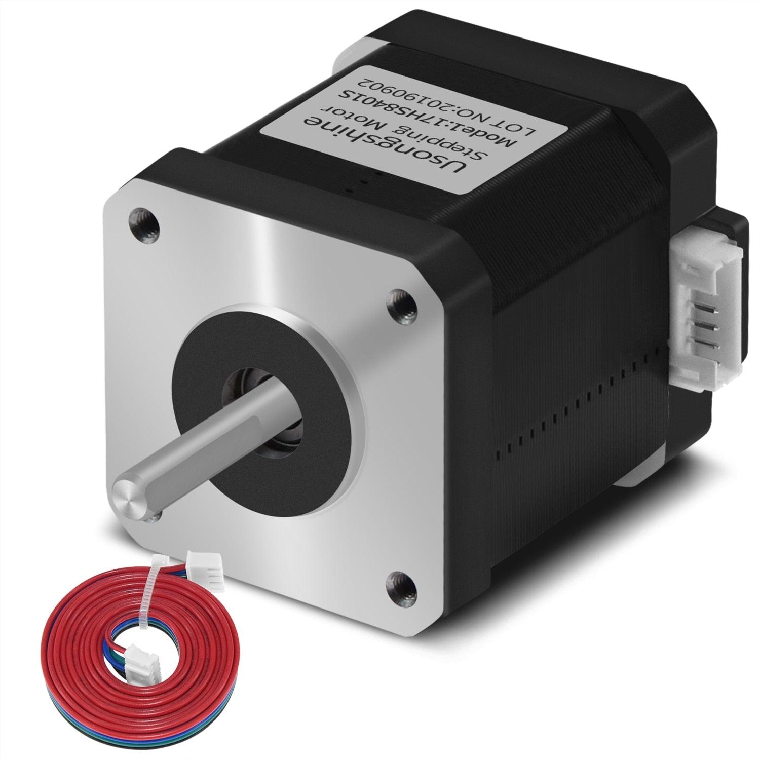 Twotrees 5pcs Nema 17 4-lead Stepper Motor 42 Motor 17HS8401S 1.5A CE ROSH ISO CNC Laser and 3D printer motor - TwoTrees Official Shop
