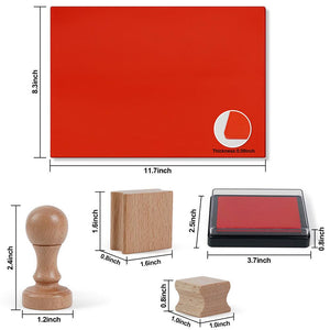 Twotrees Laser Engraved Rubber Stamp Set - TwoTrees Official Shop