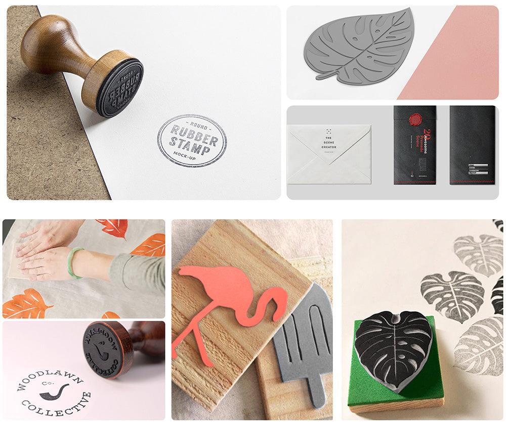 Twotrees Laser Engraved Rubber Stamp Set - TwoTrees Official Shop