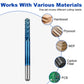 Twotrees Nano Blue Coated Solid Carbide Corn  End Mill Set 10PCS