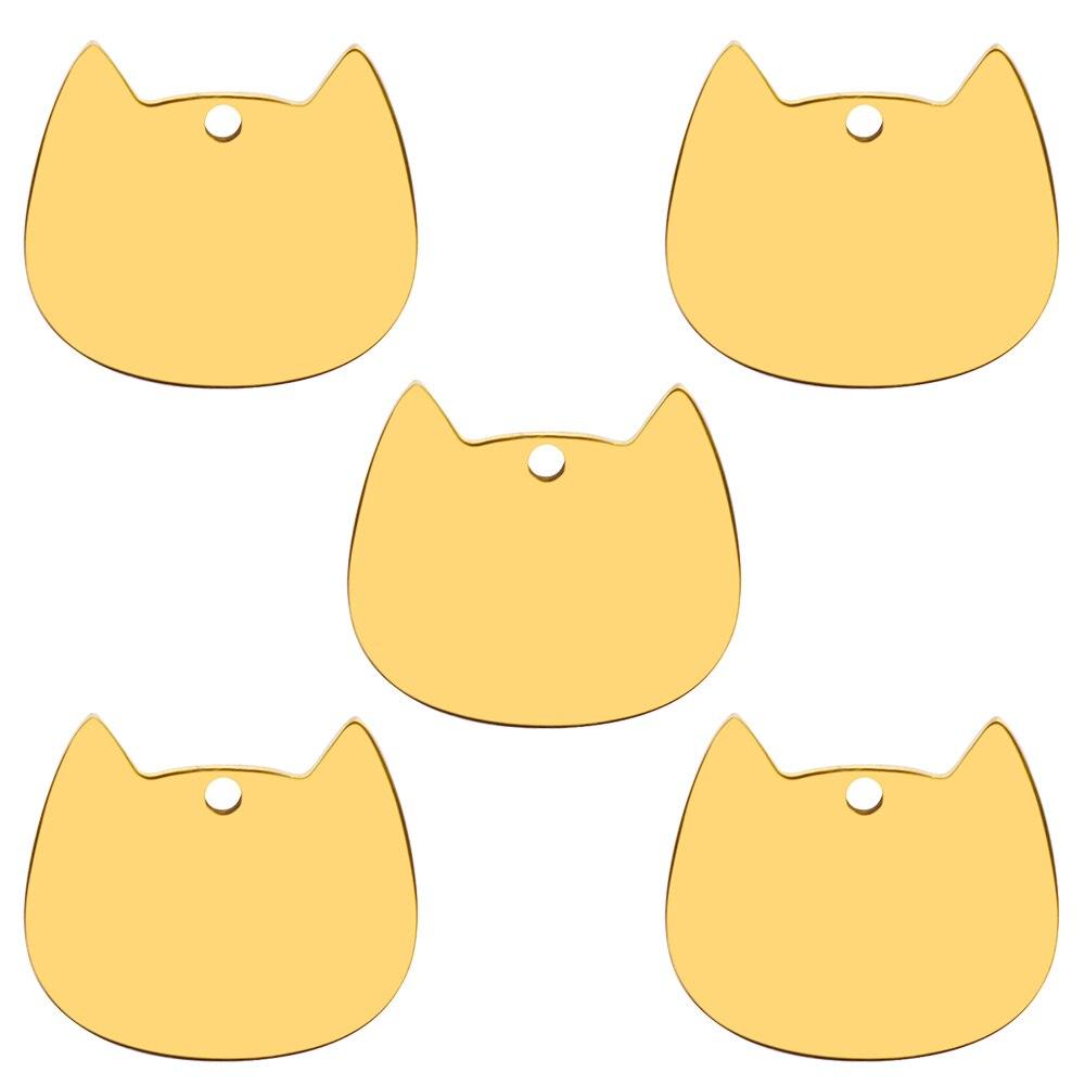 Twotrees 20Pcs Stainless steel Cat Face Id Tags - TwoTrees Official Shop