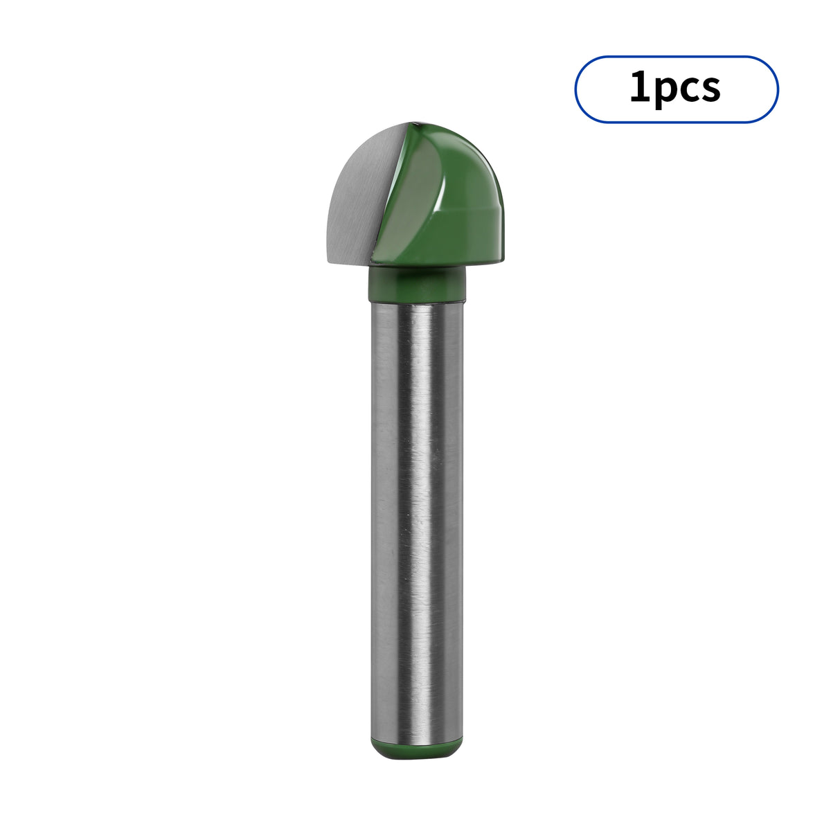 TwoTrees round-bottom router bit with a rounded cutting head and cylindrical shank.