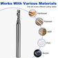 Twotrees Solid Carbide Single Flute Spiral End Mill Set 3PCS