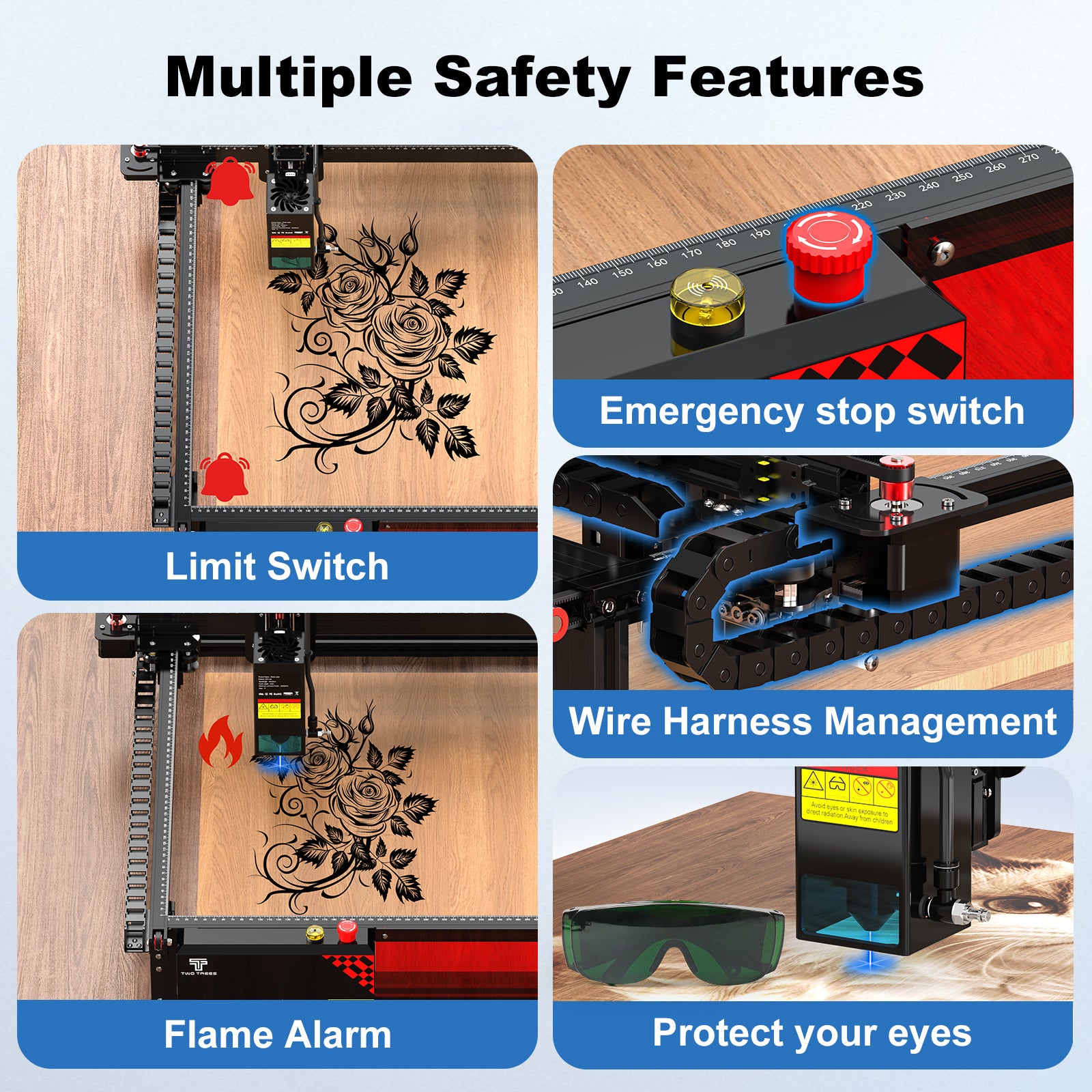 Twotrees TS2-20W Laser Engraver for Cutting and Engraving