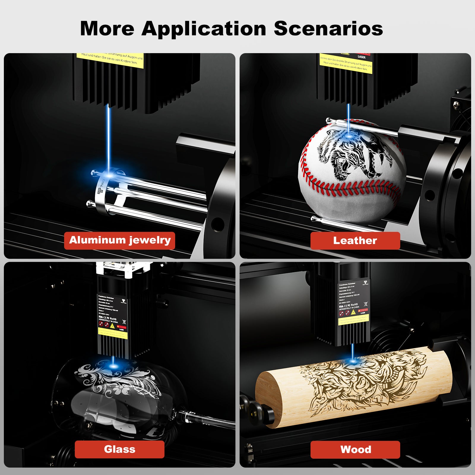 Twotrees TS5-7W Laser Engraver | Home & Workshop Precision Cutting