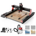 Twotrees TTC450 PRO CNC Router Machine + 500W Spindle + Vacuum Cleaner M1 + End Mills