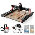Twotrees TTC450 PRO CNC Router Machine + Vacuum Cleaner M1 + 4th Axis + End Mills