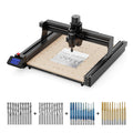 Twotrees TTC450 CNC Router Machine + 500w Motor + End Mills