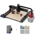 Twotrees TTC450 CNC Router Machine + 20W Laser Module + 500W Motor + 4th Axis Module + Vacuum Cleaner  +End Mills