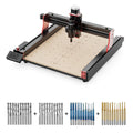 Twotrees TTC450 PRO CNC Router Machine + 500W Motor +End Mills