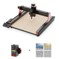 Twotrees TTC450 PRO CNC Router Machine +TC20 Laser Module + 500w Motor + End Mills