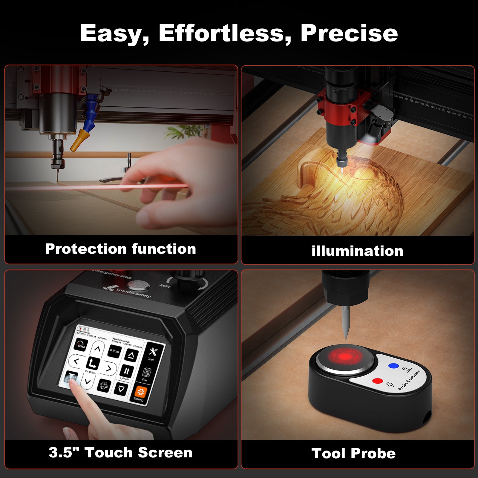 Twotrees TTC6050 CNC Router Machine for Desktop Engraving