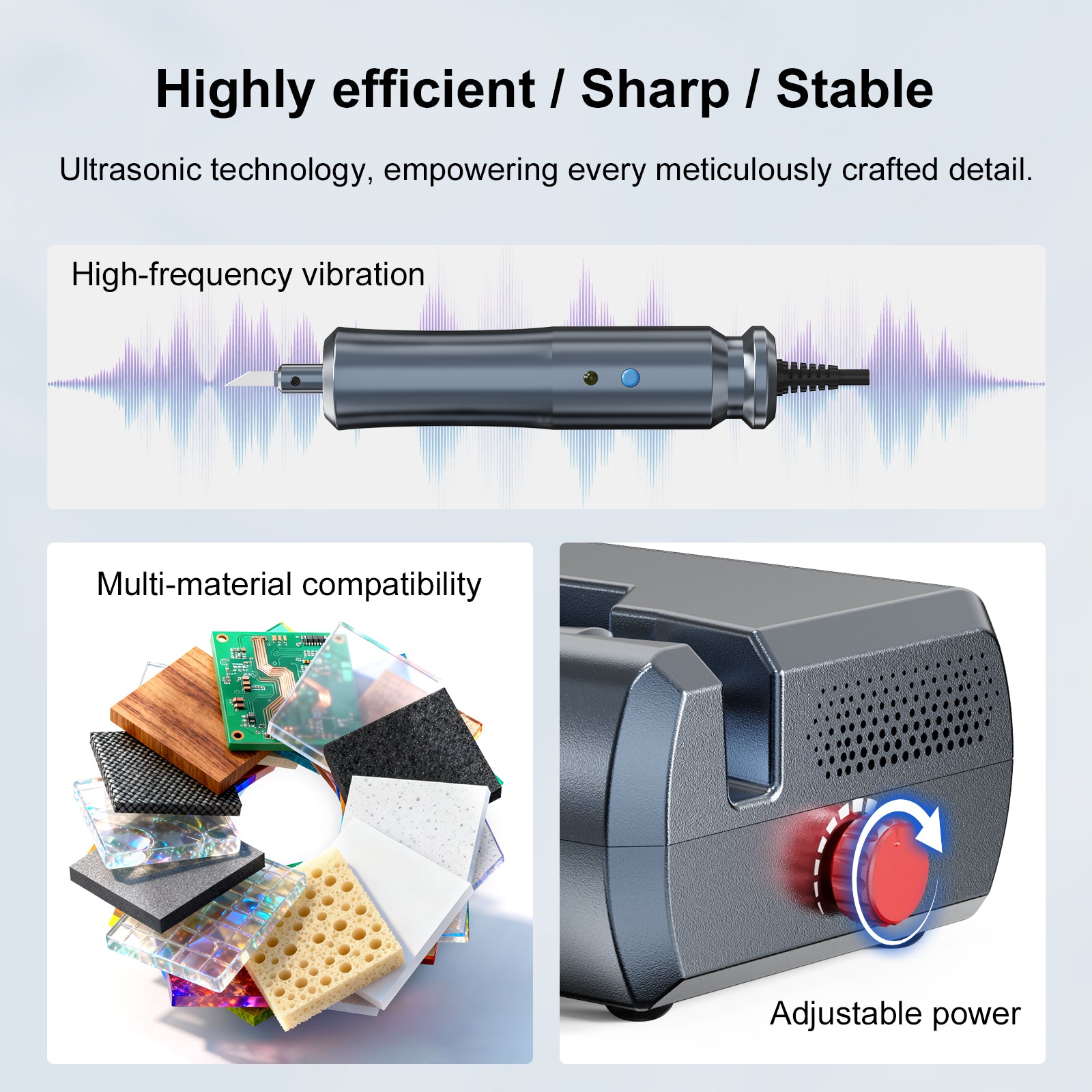 Twotrees U1 Handheld Ultrasonic Cutter | Wireless Precision