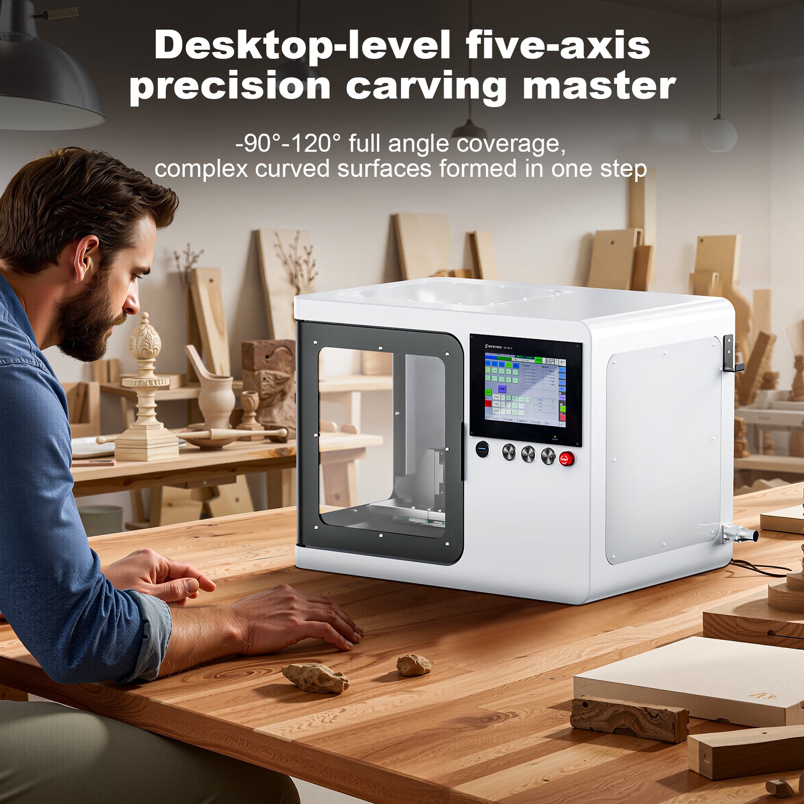 Pre-sale】Twotrees X5 5-axis CNC Router Machine