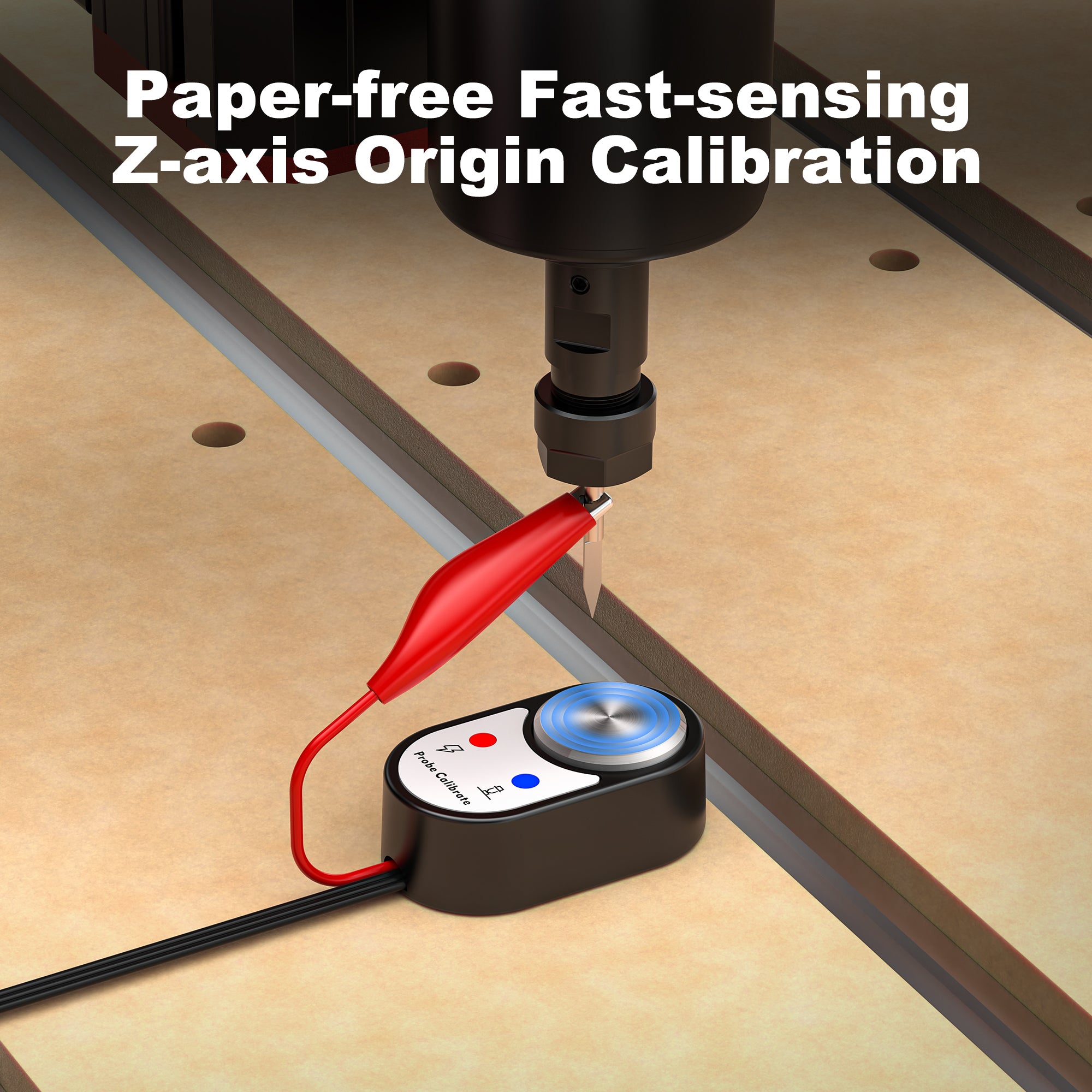 Twotrees CNC Photoelectric Z-Axis Tool Setter | Fast Zero