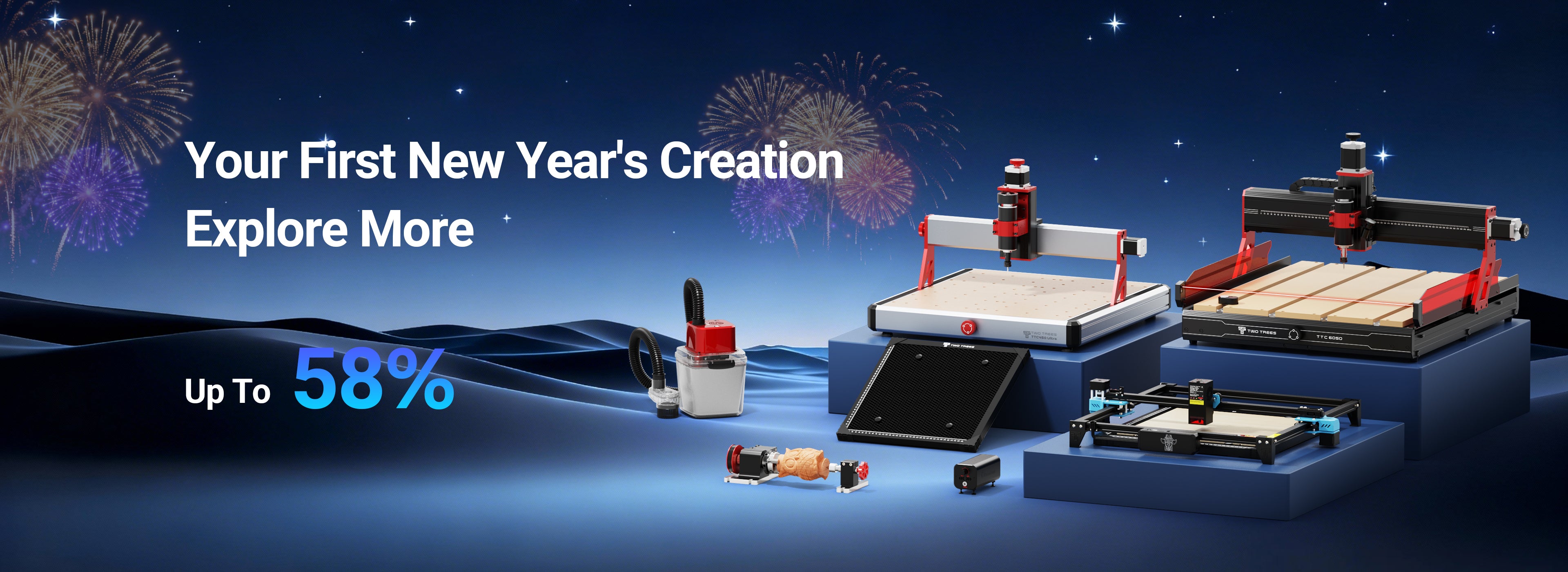 Twotrees Laser Engraver & CNC Router Bundles | Save More on