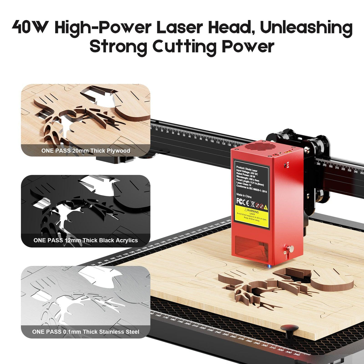 Max. 40w Twotrees TS2-40W Max Laser Engraver (US Shipping Only)