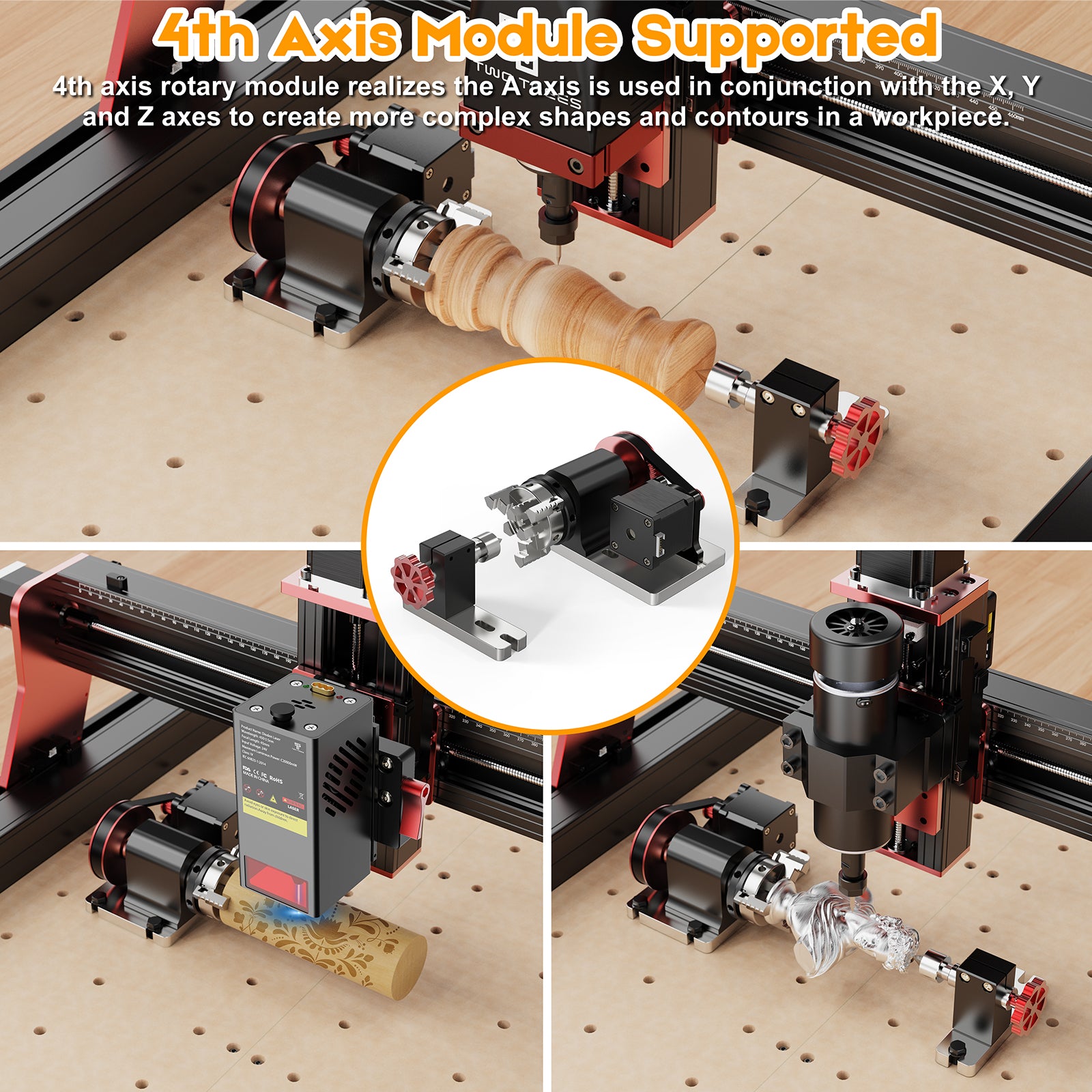 Twotrees TTC450 PRO CNC Router Machine for Desktop Engraving