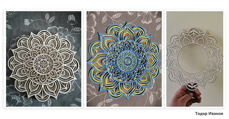 Make A Mandala Art with Laser Engraver