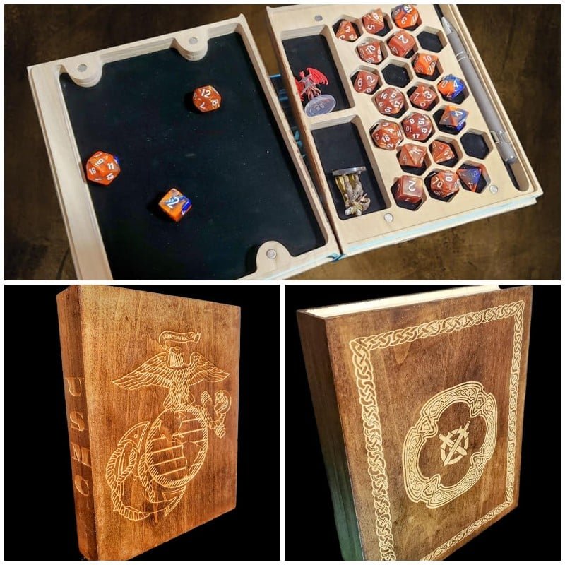 Dice Grimoire Game Box by Ben Blackwell